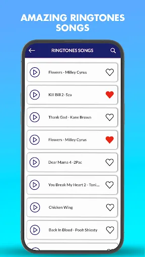 Скриншот 1 — Call Ringtones Songs for Phone