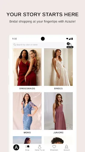 Скриншот 2 — Azazie: Bridesmaid&Formal Wear
