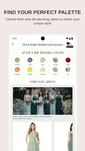 Скриншот 3 — Azazie: Bridesmaid&Formal Wear
