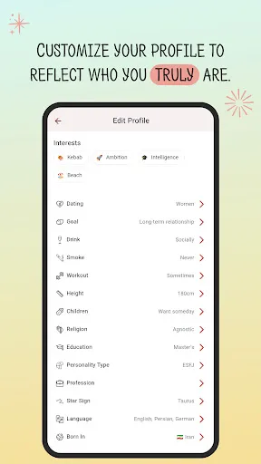 Скриншот 6 — Azizam - Persian Dating App