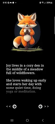 Скриншот 2 — Cute Fox Watch Face: Joy's Day