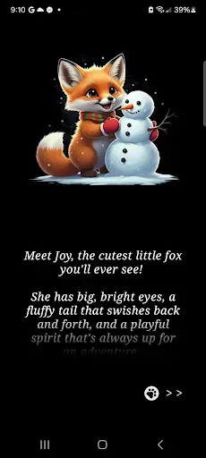 Скриншот 7 — Cute Fox Watch Face: Joy's Day