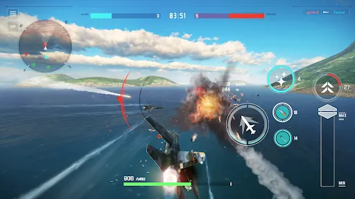 Скриншот 2 — Sky Combat 2: Военные самолеты