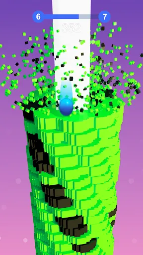 Скриншот 5 — Stack Ball - сломай платформы
