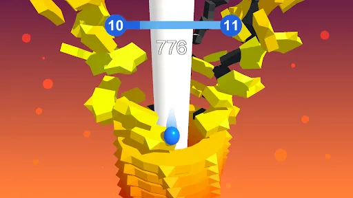Скриншот 7 — Stack Ball - сломай платформы