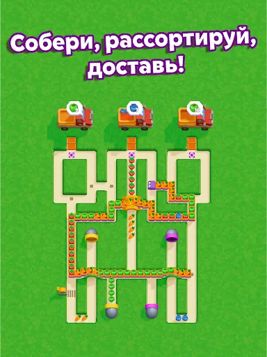 Скриншот 7 — Snacky Dash: Food Maze Puzzle