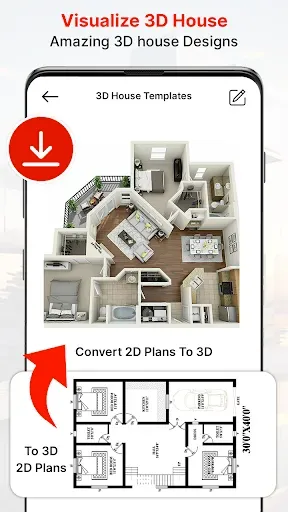 Скриншот 5 — Планировщик этажей дома 3D