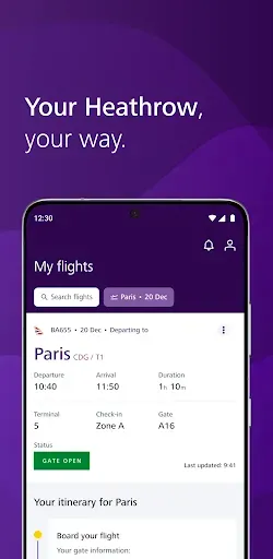 Скриншот 1 — LHR London Heathrow Airport