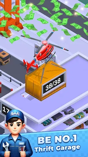 Скриншот 4 — Chrome Garage: Idle Cars