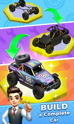 Скриншот 7 — Chrome Garage: Idle Cars