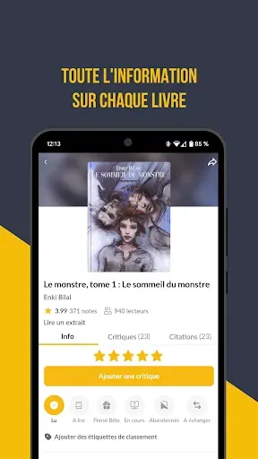 Скриншот 5 — Babelio, ma bibliothèque