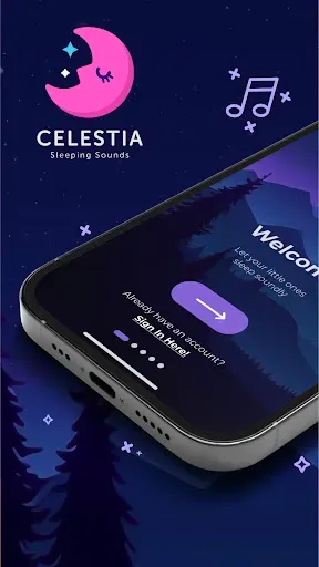 Скриншот 1 — Celestia: Baby Sleep Sounds
