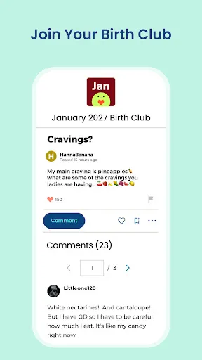 Скриншот 3 — Pregnancy App & Baby Tracker