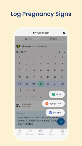 Скриншот 4 — Pregnancy App & Baby Tracker