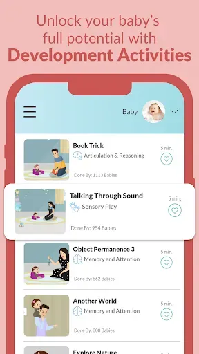 Скриншот 2 — Baby Development & Milestones