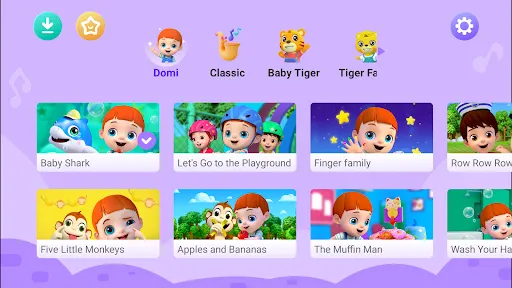 Скриншот 8 — Baby Domi-Kids Music& Rhymes