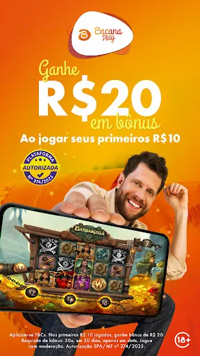 Скриншот 1 — Cassino BacanaPlay Brasil