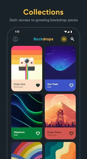 Скриншот 4 — Backdrops - Wallpapers