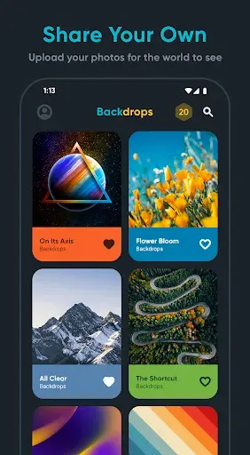 Скриншот 5 — Backdrops - Wallpapers