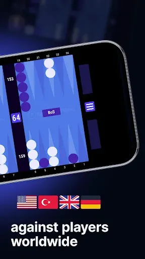 Скриншот 3 — Backgammon Galaxy: Нарды