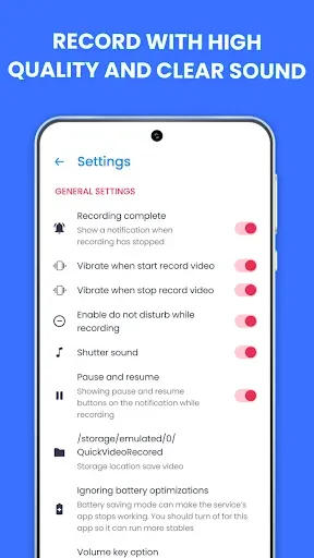Скриншот 6 — Background Video Recorder