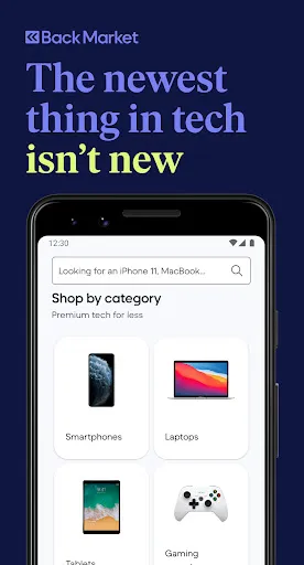 Скриншот 1 — Back Market - Buy & Sell tech