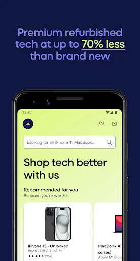 Скриншот 2 — Back Market - Buy & Sell tech