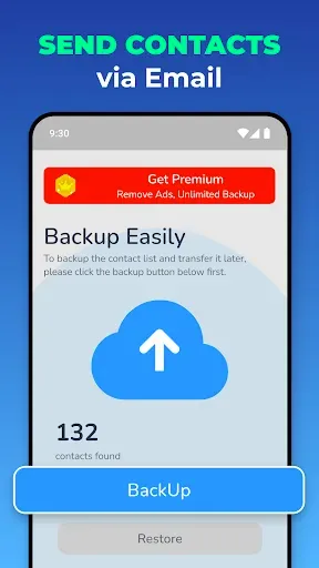 Скриншот 2 — Recover Contacts & Backup