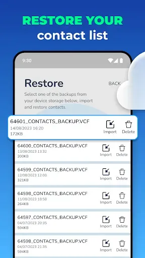 Скриншот 4 — Recover Contacts & Backup