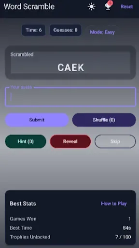 Скриншот 2 — Word Scramble