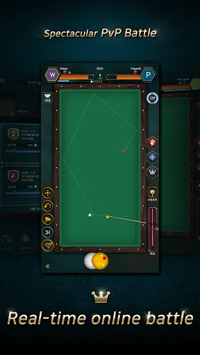 Скриншот 1 — Real Billiards Battle - carom
