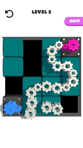 Скриншот 2 — Gears - Classic Slide Puzzle -