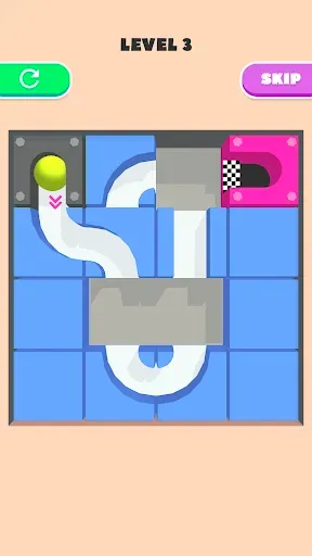 Скриншот 1 — Rolling Ball - Slide Puzzle -