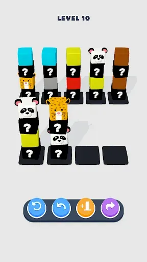 Скриншот 4 — Stack Sort : Color Cube Puzzle