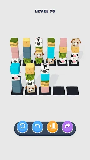 Скриншот 5 — Stack Sort : Color Cube Puzzle