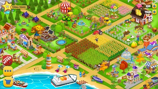 Скриншот 1 — Farm Day фермер: Offline игры