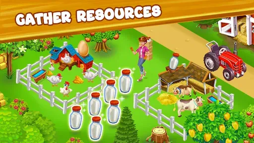 Скриншот 3 — Farm Day фермер: Offline игры