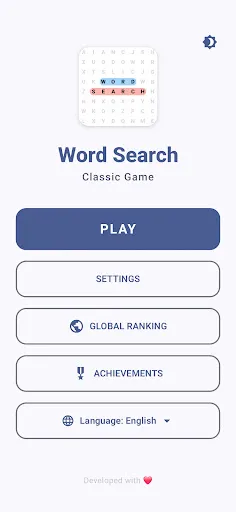 Скриншот 1 — Word Search - Classic Puzzle