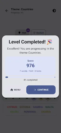 Скриншот 4 — Word Search - Classic Puzzle