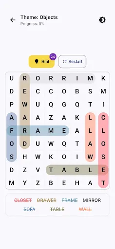 Скриншот 6 — Word Search - Classic Puzzle