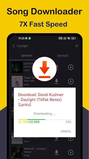 Скриншот 3 — Mp3 Music Downloader + Player