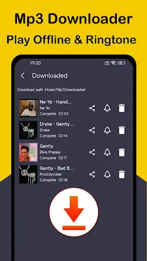 Скриншот 4 — Mp3 Music Downloader + Player