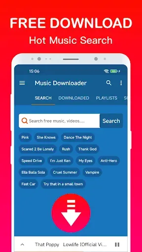 Скриншот 1 — Mp3 Music Downloader Player