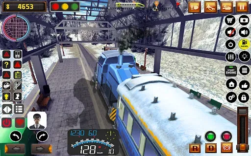 Скриншот 1 — Uphill Train Simulator Game.