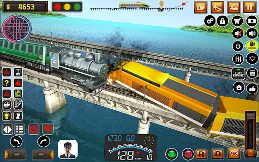Скриншот 3 — Uphill Train Simulator Game.