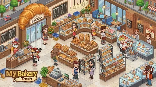 Скриншот 1 — My Bakery Town