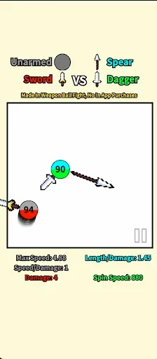 Скриншот 3 — Weapon Ball Fight