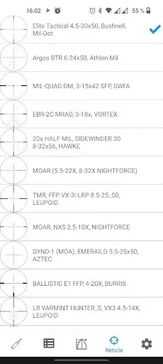 Скриншот 5 — Ballistics Calculator 2026