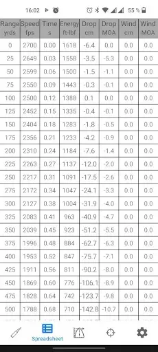 Скриншот 6 — Ballistics Calculator 2026