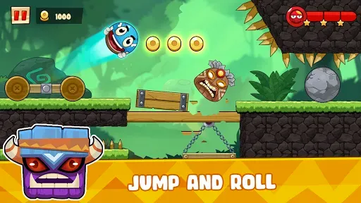 Скриншот 1 — Ball's Journey 6 - Red Bounce